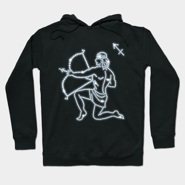 Sagittarius Zodiac Astrology Horoscope Birthday Hoodie by Atteestude